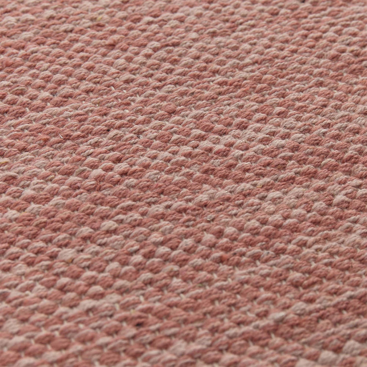 Teppich Akora Altrosa-Melange, 100% Baumwolle | Hochwertige Wohnaccessoires