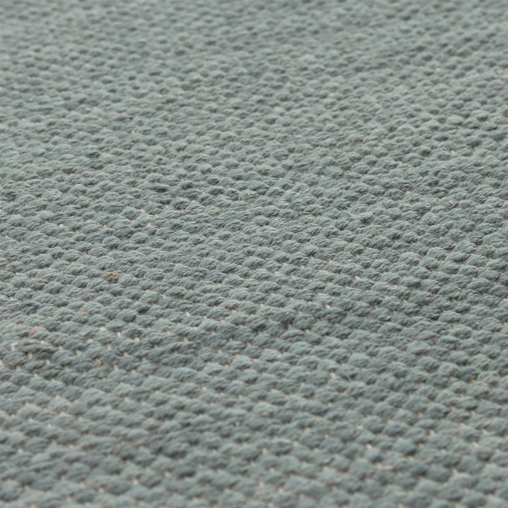 Teppich Akora, Grüngrau-Melange, 100% Baumwolle | Hochwertige Wohnaccessoires