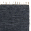 Läufer Akora Jeansblau-Melange, 100% Baumwolle