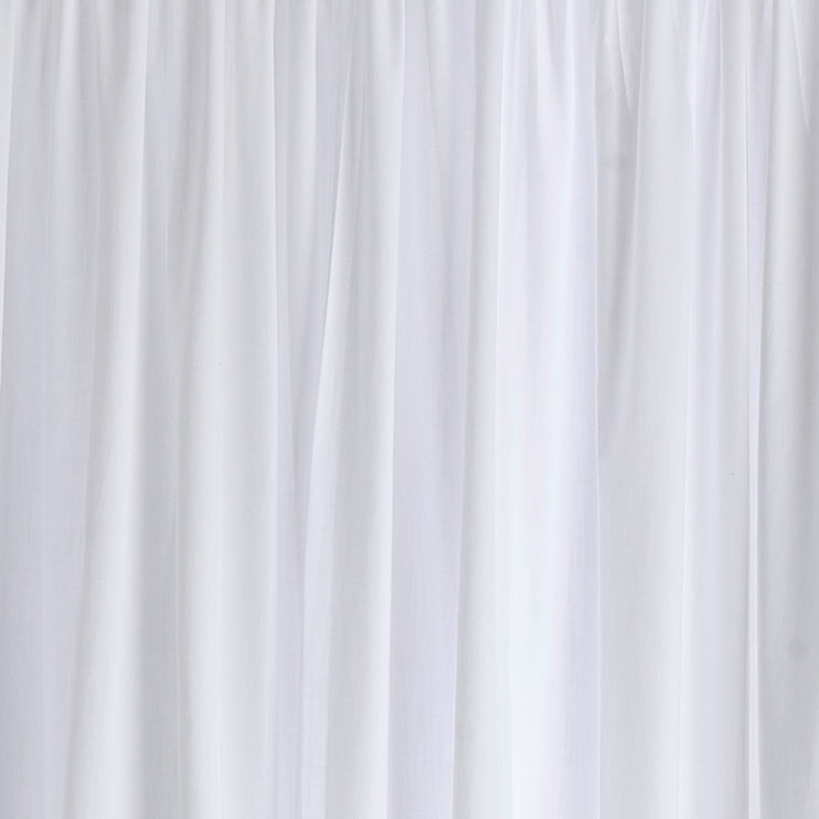 Vorhang Alegre (2 Stück) Weiß, 100% Baumwolle | Hochwertige Wohnaccessoires