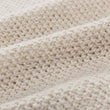 Decke aus recyceltem Material Amaro Eierschale-Melange, 100% Reycelte Fasern | URBANARA Baumwolldecken