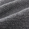 Decke aus recyceltem Material Amaro Hellgrau-Melange, 100% Reycelte Fasern | URBANARA Baumwolldecken