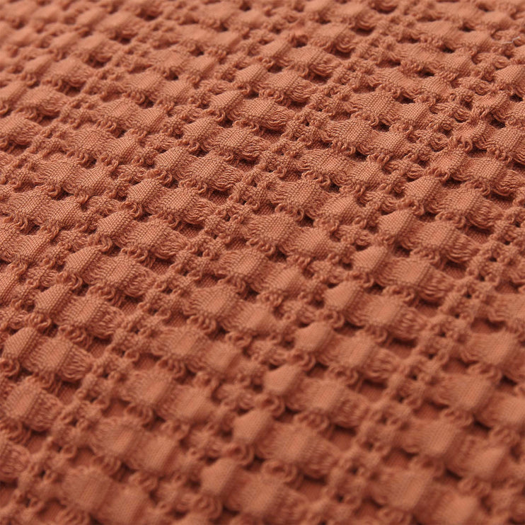 Kissenhülle Anadia Terrakotta, 100% Baumwolle | Hochwertige Wohnaccessoires