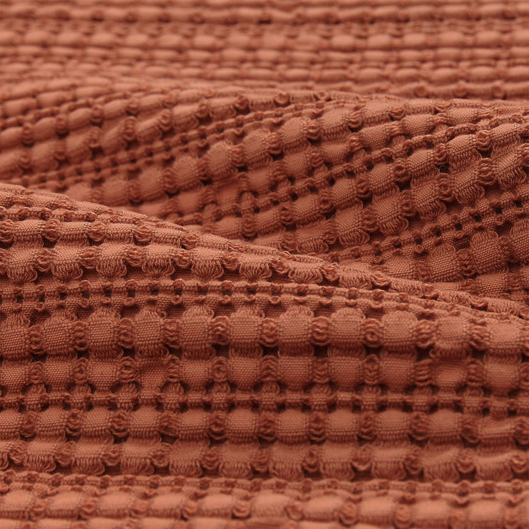Tagesdecke Anadia Terrakotta, 100% Baumwolle | URBANARA Tagesdecken & Überwürfe