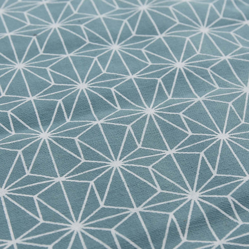 Ankisa Picnic Blanket green grey & natural white & pigeon blue, 100% cotton & 100% polyester | High quality homewares