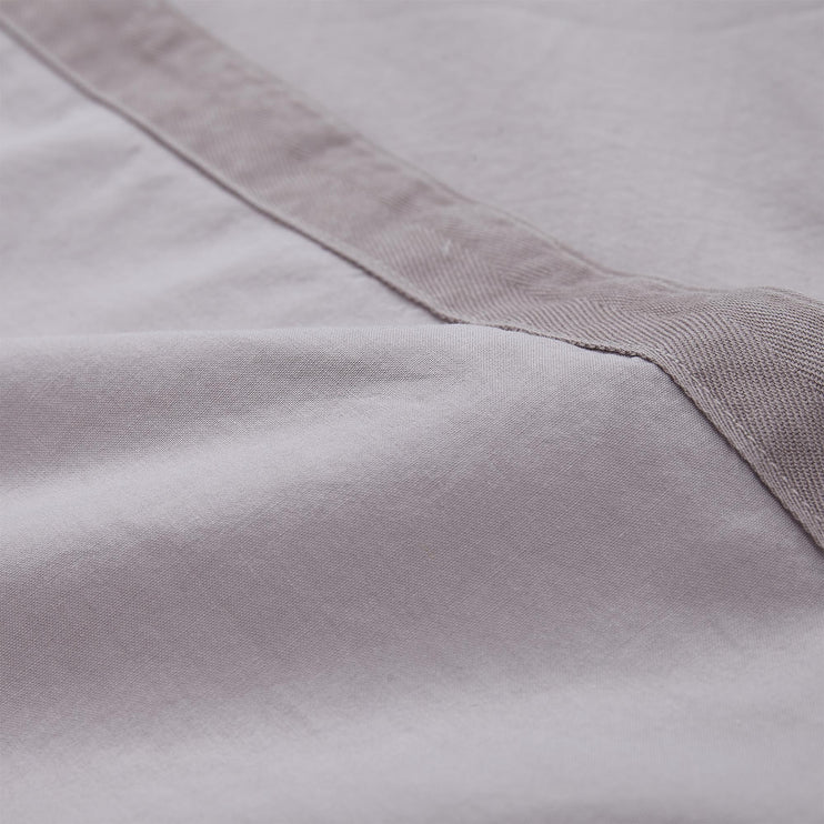 Kissenbezug Balaia, Steingrau, 100% gekämmte Baumwolle | Hochwertige Wohnaccessoires