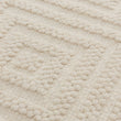 Teppich Barod Naturweiß, 100% Wolle | Hochwertige Wohnaccessoires