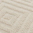 Teppich Barod Naturweiß, 100% Wolle | Hochwertige Wohnaccessoires