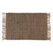 Fußmatte Baruva Graugrün & Natur, 100% Jute
