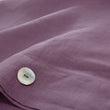 Leinen-Bettwäsche Bellvis [Aubergine]