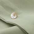 Bettdeckenbezug Bellvis, Pistazie, 100% Leinen | URBANARA Leinen-Bettwäsche