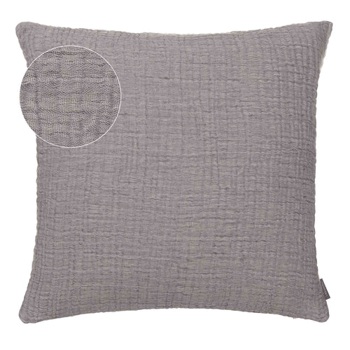 Kissen Couco Hellgrau & Grau, 100% Baumwolle