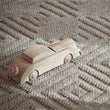 Teppich Barod Steingrau, 100% Wolle | Hochwertige Wohnaccessoires