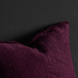 Kissenhülle Ruivo, Weinrot, 100% Baumwolle | Hochwertige Wohnaccessoires