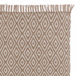 Läufer Dasheri Natur & Weiß, 50% Jute & 50% Baumwolle