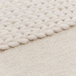 Wollteppich Dumala Elfenbein, 80% Wolle & 20% Baumwolle | Hochwertige Wohnaccessoires