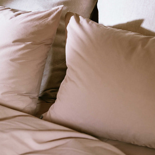 Kissenbezug Mata, Blasses Rosa , 100% Baumwolle | URBANARA Renforcé-Bettwäsche