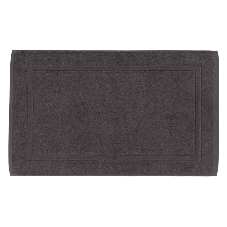 Badematte Faia Anthrazit, 100% Bio-Baumwolle