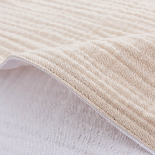 Musselin-Kissenbezug Fatela [Natur & Weiß]