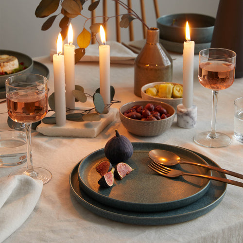 Dessertteller-Set Malhou [Graugrün]
