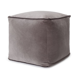 Godavari Pouf grey & dark grey, 100% cotton