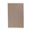 Wolldecke Gotland Dia Hellbraun & Creme, 100% Schurwolle | URBANARA Wolldecken