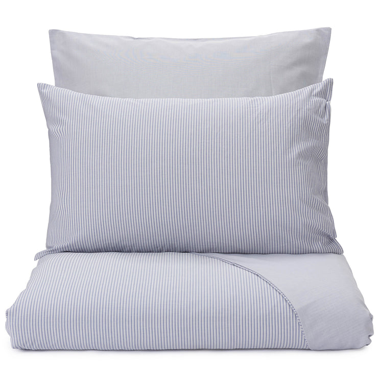 Kissenbezug Izeda Blau & Weiß, 100% Baumwolle
