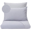 Kissenbezug Izeda Blau & Weiß, 100% Baumwolle | URBANARA Perkal-Bettwäsche