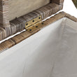 Truhe Java Graubraun, 100% Rattan & 100% Baumwolle | URBANARA Wäschekörbe & Wäschetruhen