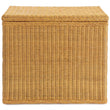 Wäschekorb Java Honig, 100% Rattan & 100% Baumwolle
