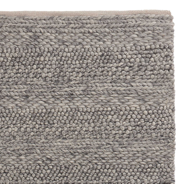 Wollteppich Kagu Grau-Melange, 100% Wolle