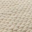 Wollteppich Kalu übergroß  Elfenbein, 100% Wolle | Hochwertige Wohnaccessoires