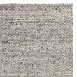 Teppich Kalu Hellgrau-Melange, 48% Wolle & 52% Baumwolle