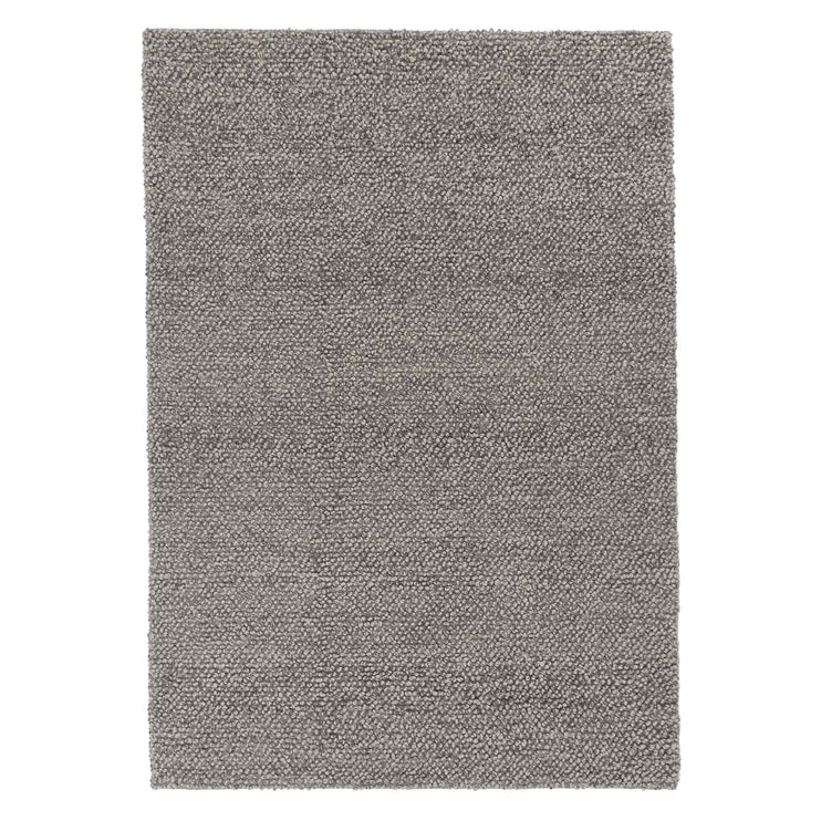 Teppich Karnu Grau-Melange, 75% Wolle & 25% Baumwolle | URBANARA Wollteppiche