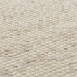 Teppich Kesar Elfenbein-Melange, 60% Wolle & 15% Jute & 25% Baumwolle | URBANARA Wollteppiche