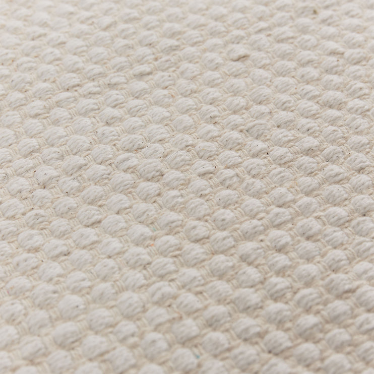 Läufer Khara Naturweiß, 100% Baumwolle | Hochwertige Wohnaccessoires