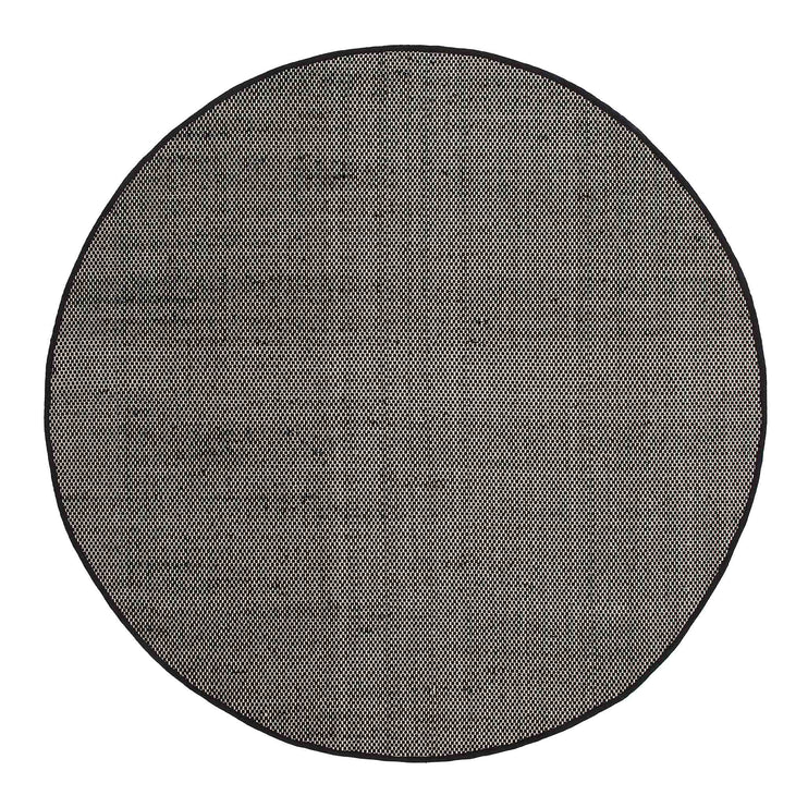 Teppich Khara [Schwarz & Naturweiß]