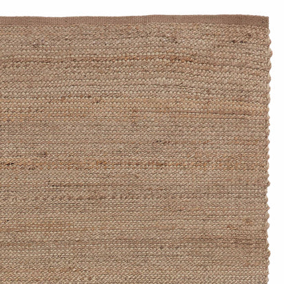 Juteteppich Kheradi Natur & Elfenbein, 100% Jute