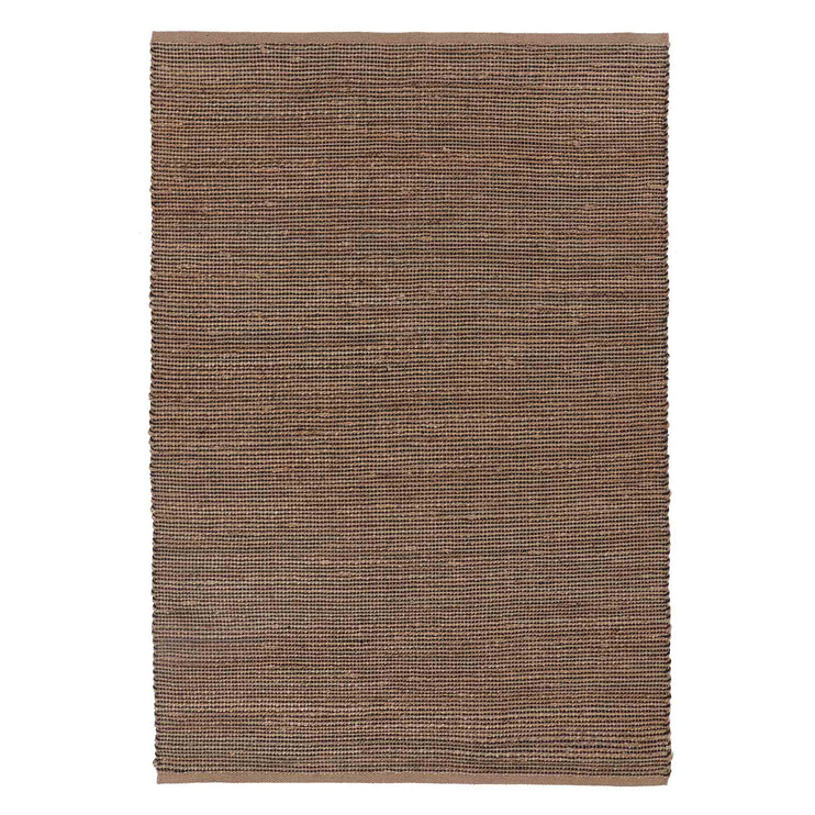 Juteteppich Kheradi Natur & Schwarz, 100% Jute | URBANARA Juteteppiche