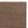 Juteteppich Kheradi Natur & Schwarz, 100% Jute