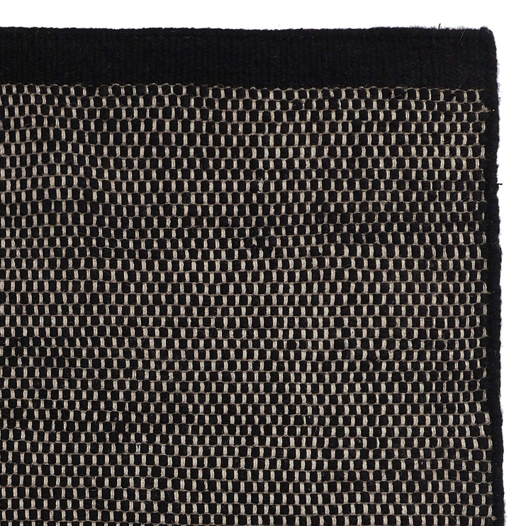 Wollläufer Kolong Schwarz & Eierschale, 100% Wolle