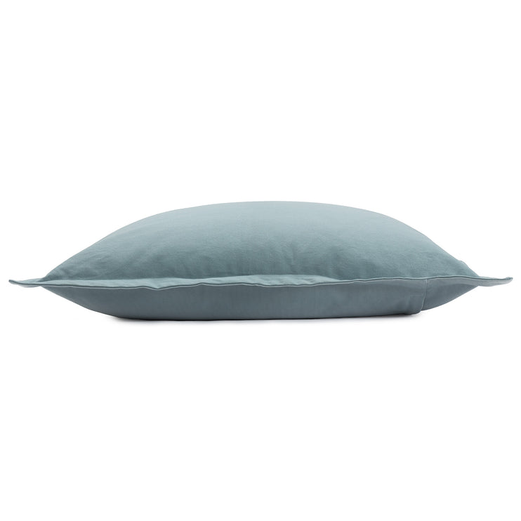 Kissen Komana Grüngrau, 100% Baumwolle & 100% Styroporkügelchen | URBANARA Gartenaccessories