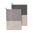 Geschirrtuch-Set Kotra Tira [Grau/Natur/Schwarz]