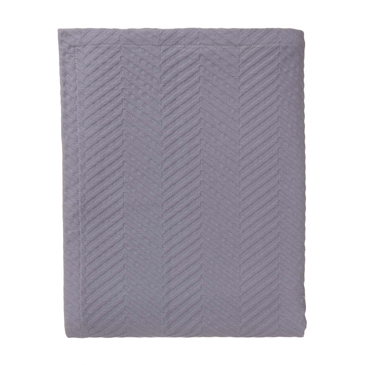 Tagesdecke Lixa Taubenblau, 100% Baumwolle