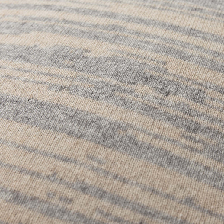 Kissenhülle Loule, Natur & Grau-Melange, 80% Wolle & 20% Polyamid | Hochwertige Wohnaccessoires