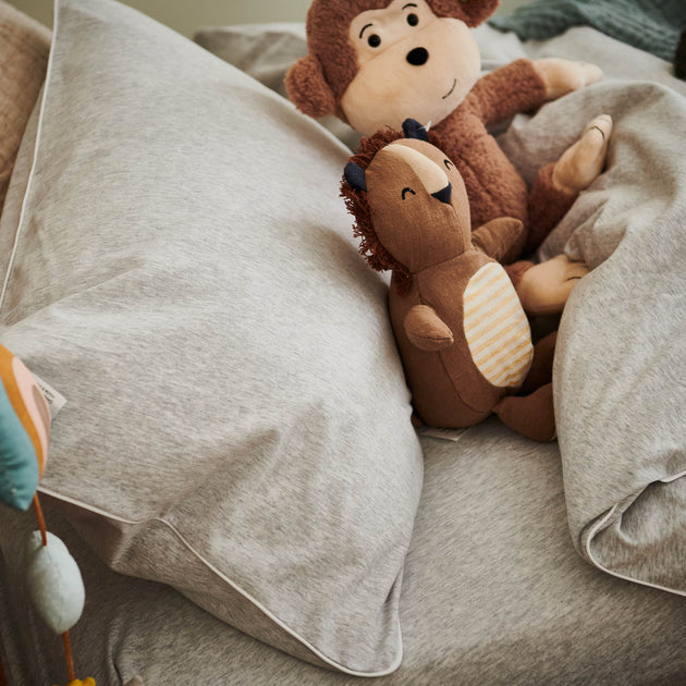 Kinderbettwäsche Louredi Mini [Hellgrau-Melange]