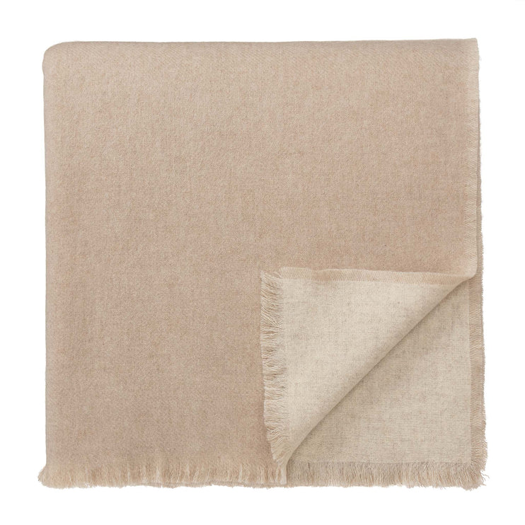 Kaschmirdecke Luan [Beige & Creme]