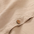 Kissenbezug Mafalda, Mocha, 100% Leinen | URBANARA Leinen-Bettwäsche
