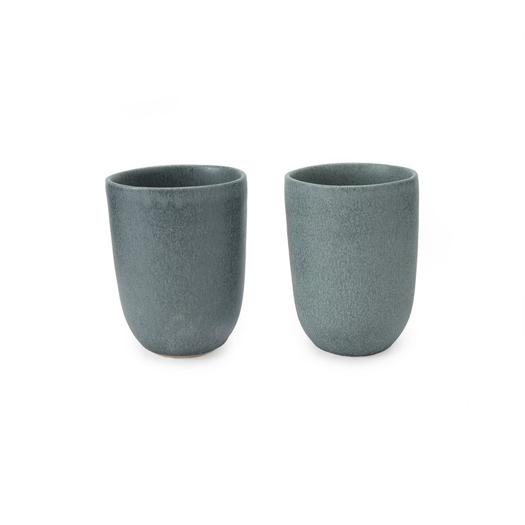 Becher-Set Malhou Graugrün, 100% Stein