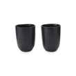 Becher-Set Malhou Schwarz, 100% Stein